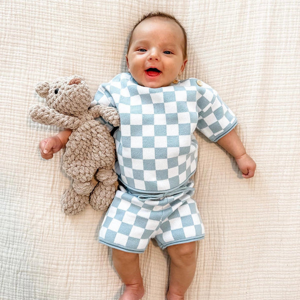 Checker Knit Set