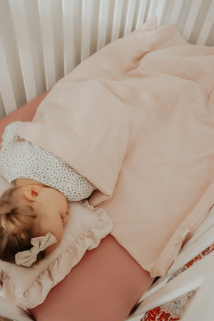 Poppy Toddler Girl Crib Quilted Blanket