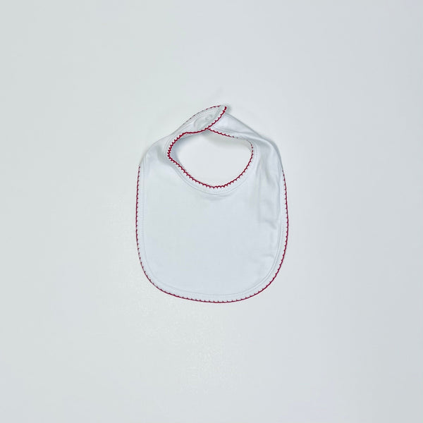 IMPERFECT Picot Trim Bib - PLEASE READ DESCRIPTION