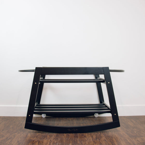 Classic Rocking<br> Moses Bassinet Stand<br>with brake<br>Black