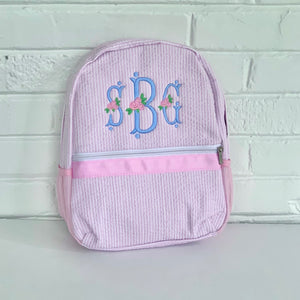 Seersucker Toddler Size Backpack