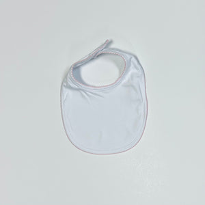 IMPERFECT Picot Trim Bib - PLEASE READ DESCRIPTION