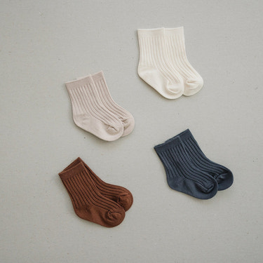 Mebie Crew Socks - MOOGCO Baby