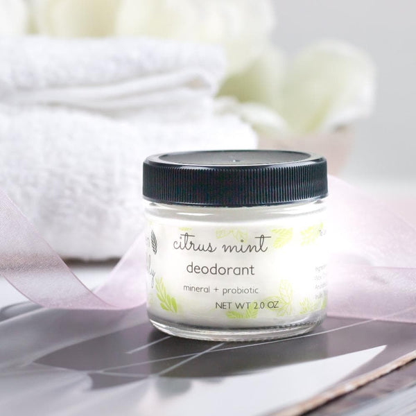 DEODORANT Citrus Mint - Mineral + Probiotic - Vegan