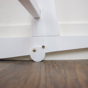 Original Rocking<br>Moses Bassinet Stand<br>with brake<br>White