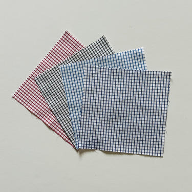 Windowpane Fabric Square