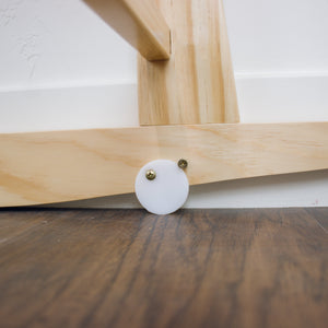 Original Rocking<br>Moses Bassinet Stand<br>with brake<br>Natural