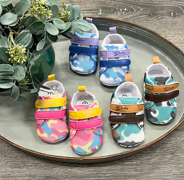 Colorful Camo Sneakers