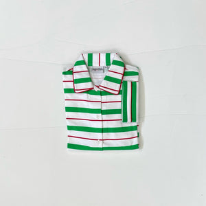 Knit Button Up Shirt - Multi Stripe
