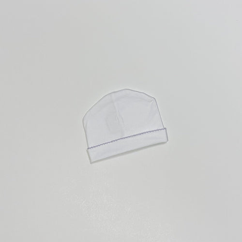 IMPERFECT Picot Trim Hat - PLESAE READ DESCRIPTION