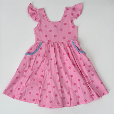 Paw Print Camille Dress