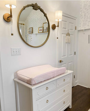LELLobaby™ 6mm Thick Acrylic Diaper Changing Tray in Angle 9 view, perfect for stylish and functional baby care.