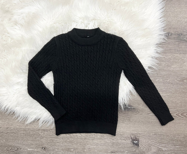 Black Knit Sweater