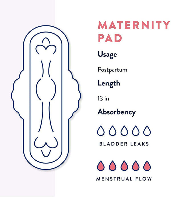 Incognito by Prevail Maternity Pads for postpartum recovery, shown from angle 2, featuring discreet and comfortable design.