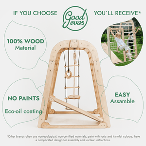 Indoor Playground for Children - 7in1 Playground + Swings Set + Slide Board + Art Set