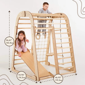 Indoor Playground for Children - 7in1 Playground + Swings Set + Slide Board + Art Set