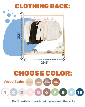 Montessori Clothes Rack