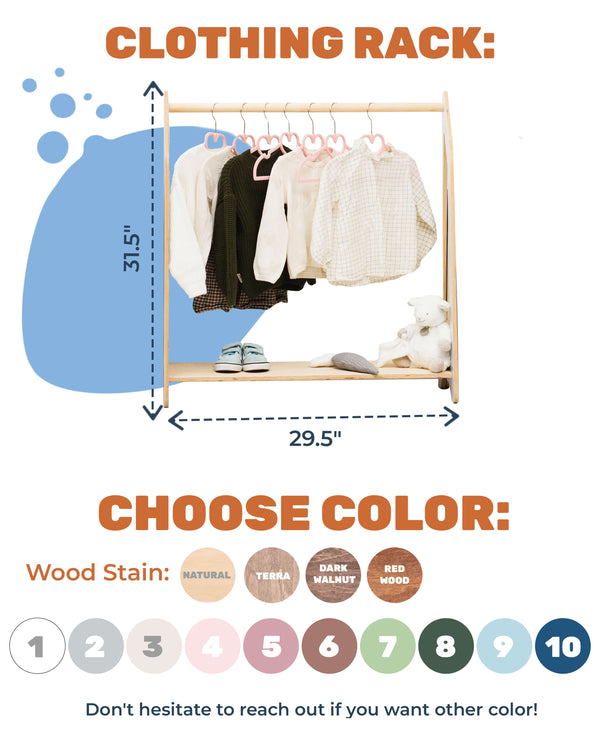 Montessori Clothes Rack