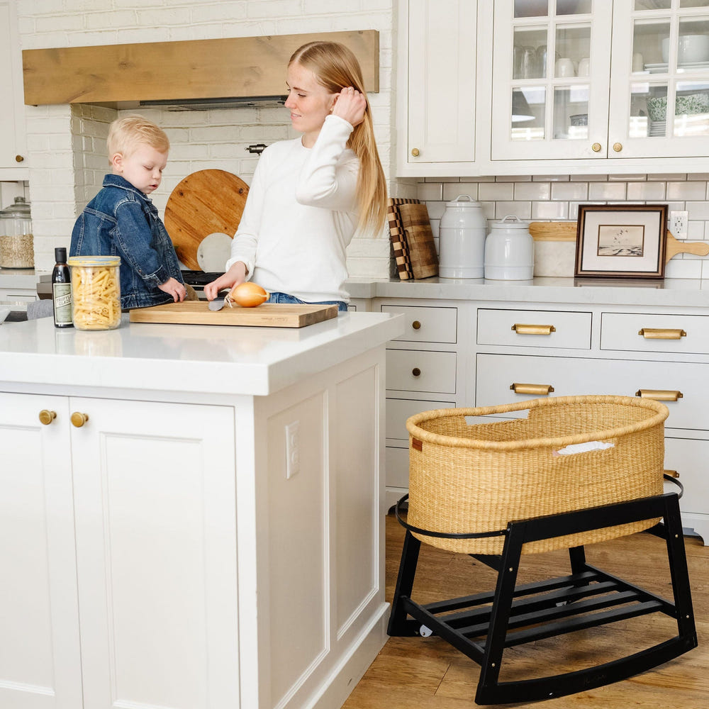 Inset Handle No Hood Moses Basket