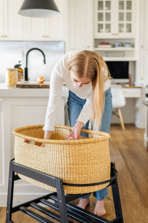 Inset Handle No Hood Moses Basket