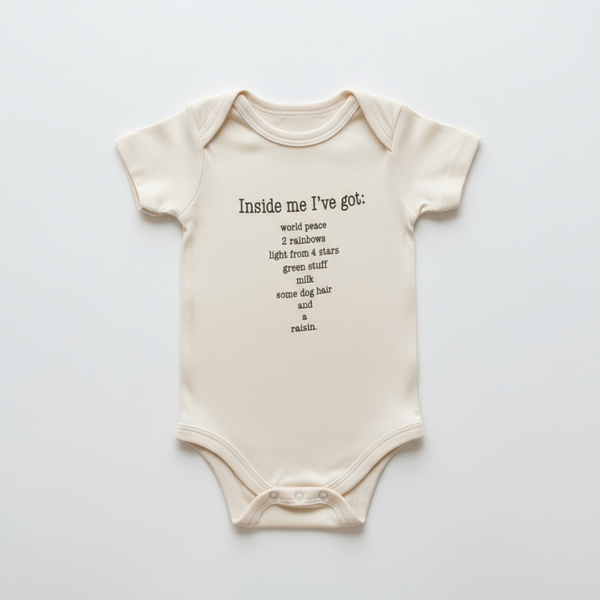 Pre-order for mid-May delivery Inside Me Poem Short Sleeve Romper