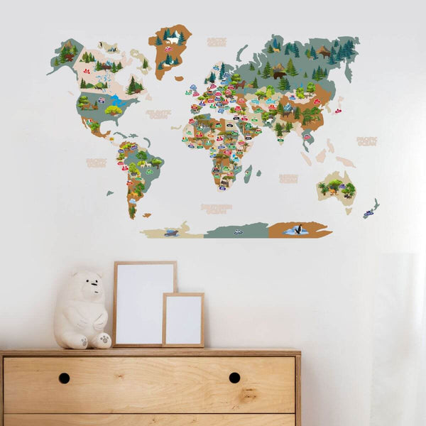 Kid's Wall Map