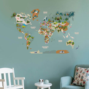 Kid's Wall Map