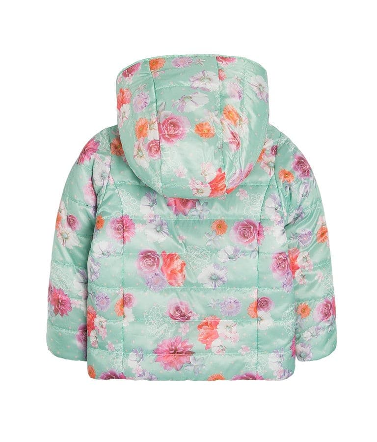 Girls rose jacket for infants, stylish and warm, perfect for coats and parkas.