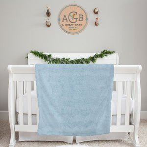 Personalized Baby Blanket – Airplanes Deluxe Minky Infant Blanket with Custom Name | Cozy, Plush Gift