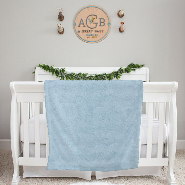 Personalized Baby Blanket – Airplanes Deluxe Minky Infant Blanket with Custom Name | Cozy, Plush Gift