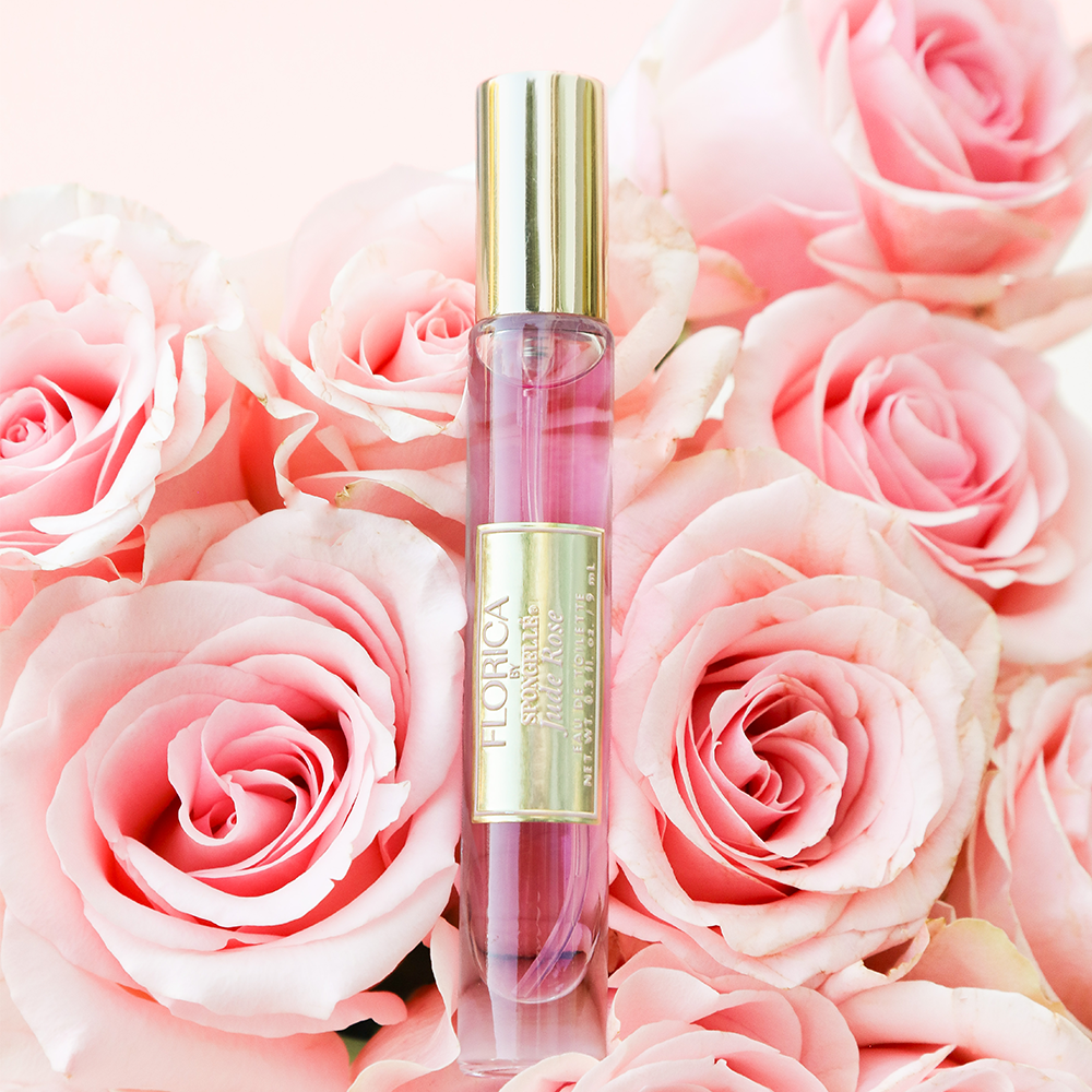 Jude Rose Eau de Toilette by Florica - Gentle baby fragrance in a charming bottle. Perfect for delicate skin.