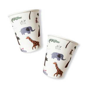 Jungle Safari Disposable Cups (8pcs)