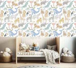 Alphabet Wallpaper - Nursery Wall Decor Wallpapers