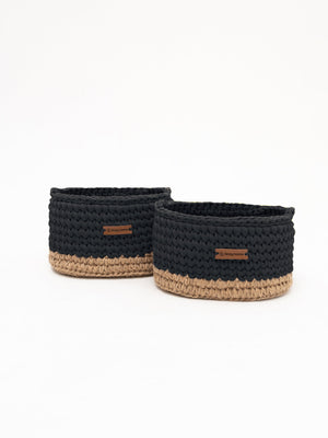 Diaper Caddy with Jute Accent