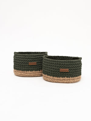 Diaper Caddy with Jute Accent