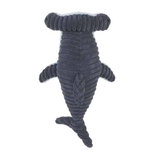 Explore Dream Discover Navy, and Light Blue Hammerhead Shark Shaped Plush Stuffed Animal