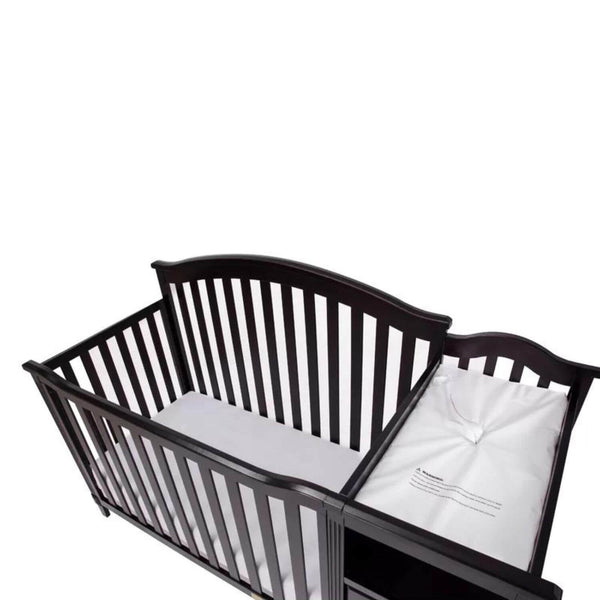 AFG Kali 4-in-1 Crib and Changer Combo Espresso