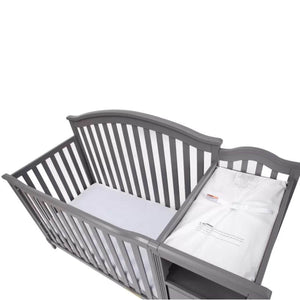 AFG Kali 4-in-1 Crib and Changer Combo Gray