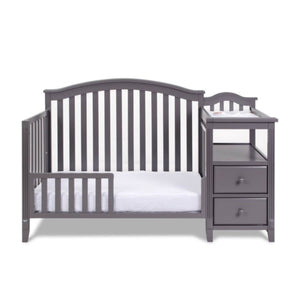 AFG Kali 4-in-1 Crib and Changer Combo Gray