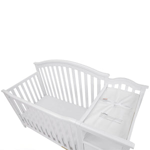 AFG Kali 4-in-1 Crib and Changer Combo White