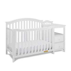 AFG Kali 4-in-1 Crib and Changer Combo White
