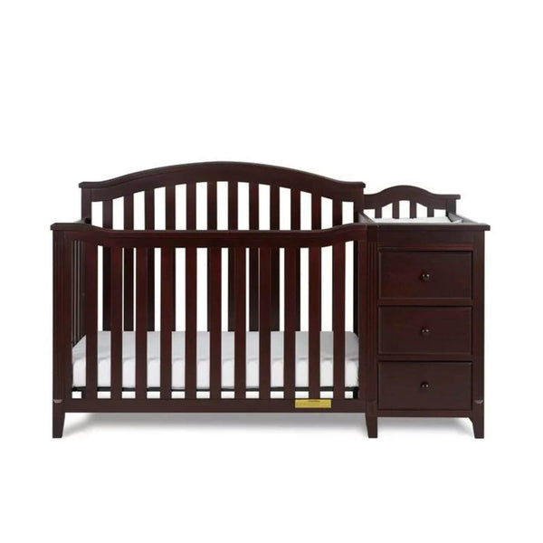 AFG Kali II 4-in-1 Convertible Crib and Changer Combo Espresso