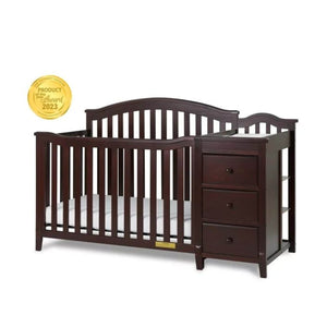 AFG Kali II 4-in-1 Convertible Crib and Changer Combo Espresso