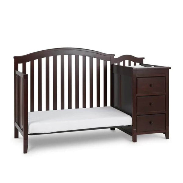 AFG Kali II 4-in-1 Convertible Crib and Changer Combo Espresso