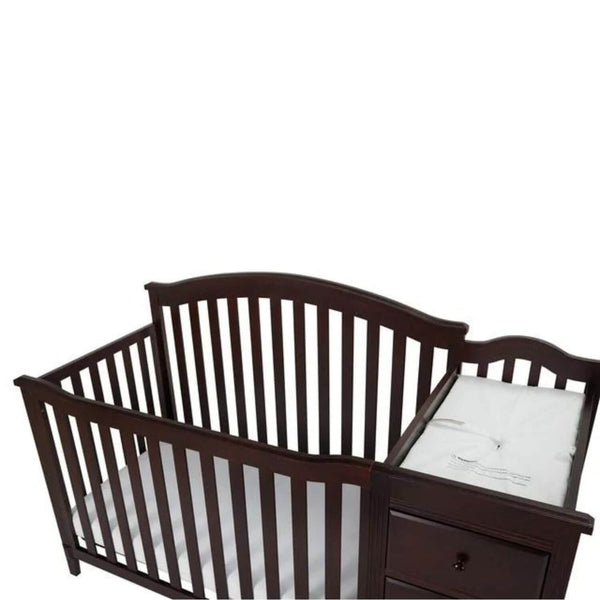 AFG Kali II 4-in-1 Convertible Crib and Changer Combo Espresso