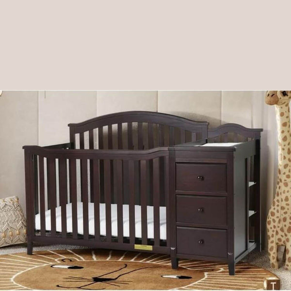 AFG Kali II 4-in-1 Convertible Crib and Changer Combo Espresso
