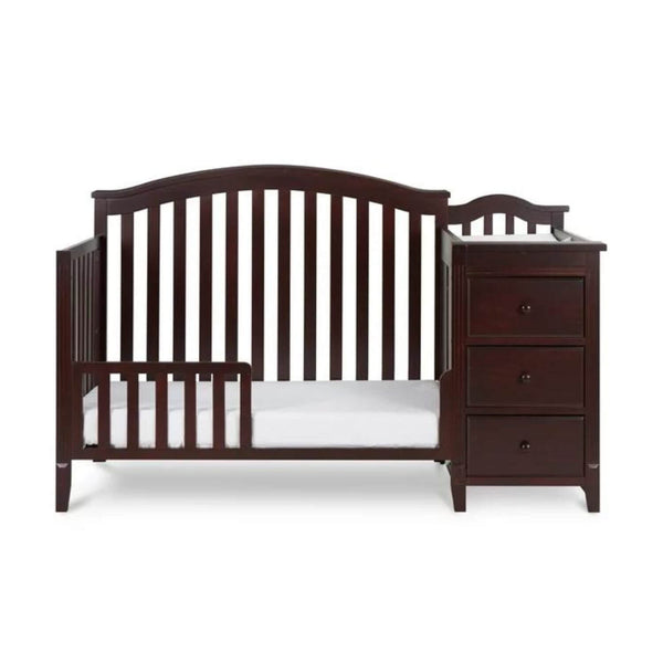 AFG Kali II 4-in-1 Convertible Crib and Changer Combo Espresso