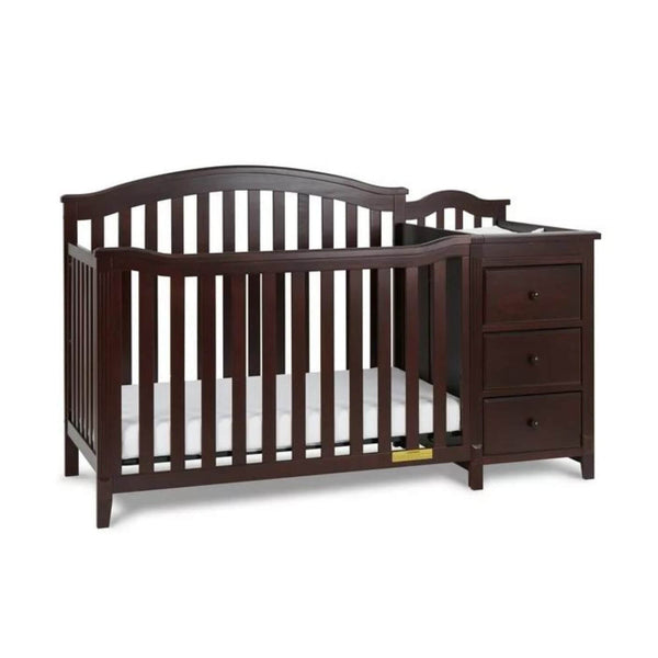 AFG Kali II 4-in-1 Convertible Crib and Changer Combo Espresso