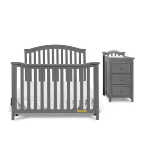 AFG Kali II 4-in-1 Convertible Crib and Changer Gray