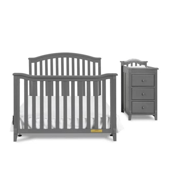 AFG Kali II 4-in-1 Convertible Crib and Changer Gray